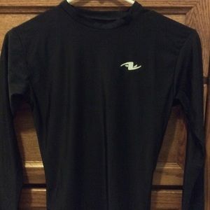 Black exercise shirt, very soft